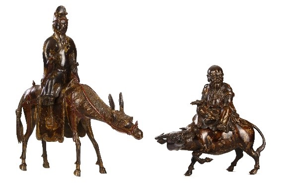 Chinese bronzes figurative censers