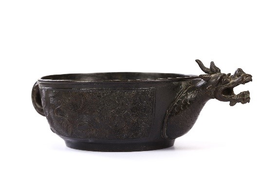 Chinese bronzes Dragon Headed Ewer 