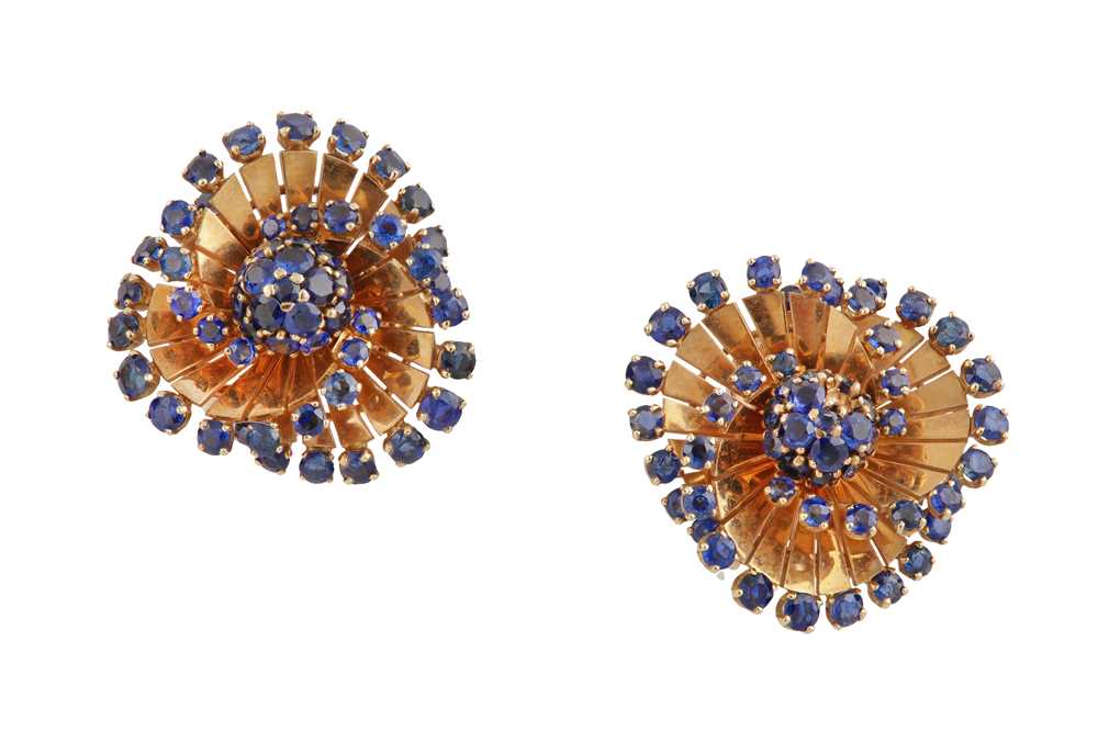 Van Cleef & Arpels Ι A pair of sapphire earrings