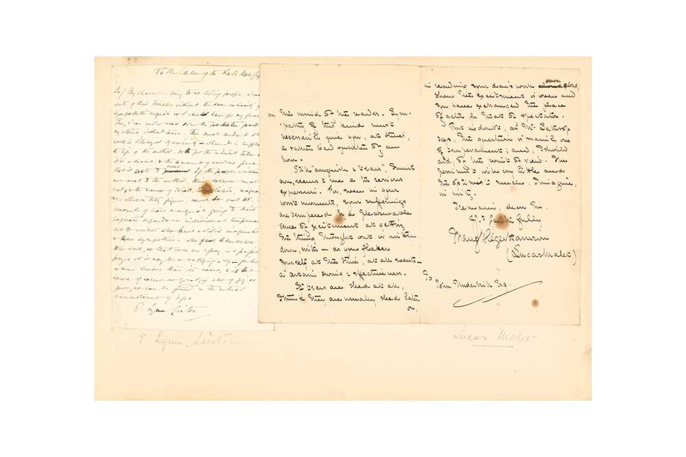 Autograph Album.- 19th Century Authors, Artists, Musicians & Politicians