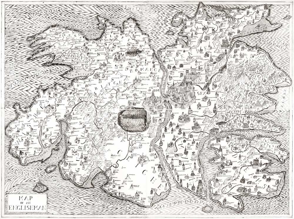 Sir Grayson Perry C.B.E. R.A. (British b.1960) Map of an Englishman