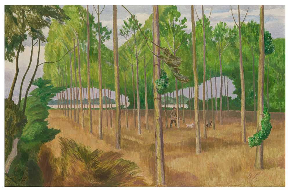 John Nash R.A. (British, 1893-1977) Poplar Plantation