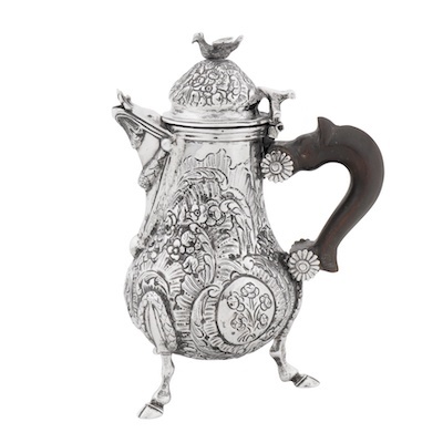 Valetta circa 1798-1802 by PS, probably Paolo Schembri A late 18th / early 19th century Maltese silver small coffee pot