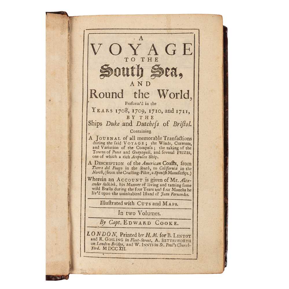 Cooke. Voyage to the South Sea, 2 vol. 1712