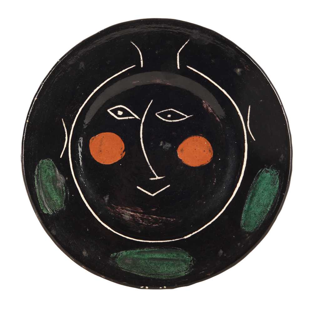 Pablo Picasso (Spanish, 1881-1973) Service Visage Noir [A.R. 45]