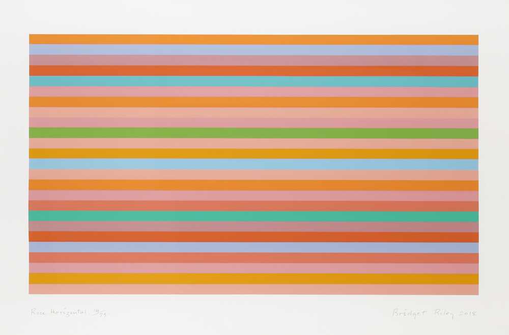 Bridget Riley C.H. C.B.E. (British, b.1931) Rose Horizontal [BRS 91]