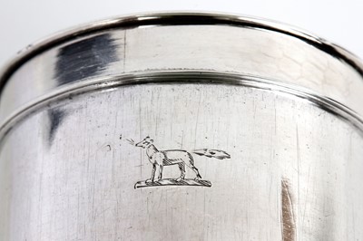 Lot 13 - A George III sterling silver bougie box,...