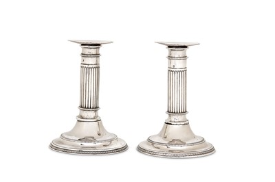 Lot 305 - A pair of Ferdinand VII Spanish silver...