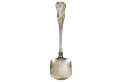 Lot 102 - A George III sterling silver ice cream spade,...