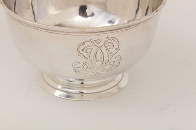 Lot 86 - A rare George II Irish sterling silver sugar...
