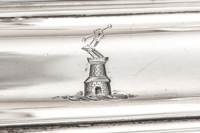Lot 119 - A George V sterling silver four-light...