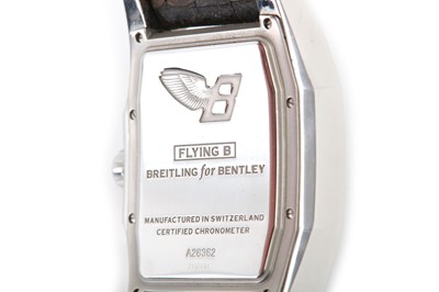 Lot 29 - BREITLING FOR BENTLEY. A MENS STAINLESS STEEL...