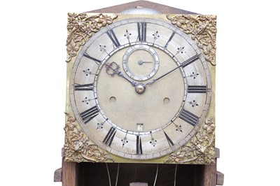 Lot 1 - A RARE LATE 17TH CENTURY CLOCK WITH TEN INCH...