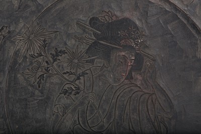 Lot 1087 - TWO PRINTING KEY BLOCKS. 19th Century....