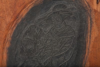 Lot 1087 - TWO PRINTING KEY BLOCKS. 19th Century....