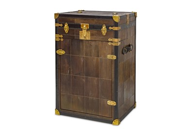 Lot 473 - An Andrew Martin leather chest or vanity unit...