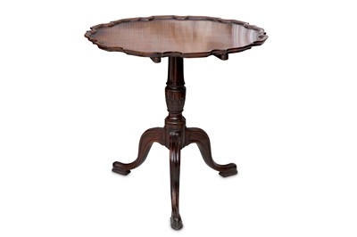 Lot 273 - A 19th Century mahogany tilt top tripod table,...
