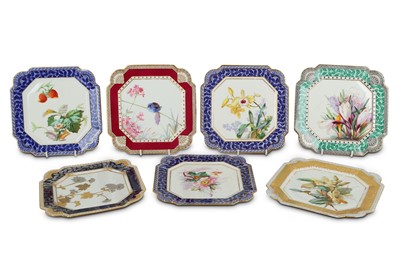 Lot 136 - A set of seven Aesthetic period William...