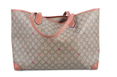 Lot 187 - Gucci GG Star Supreme Canvas Tote, Guccissima...