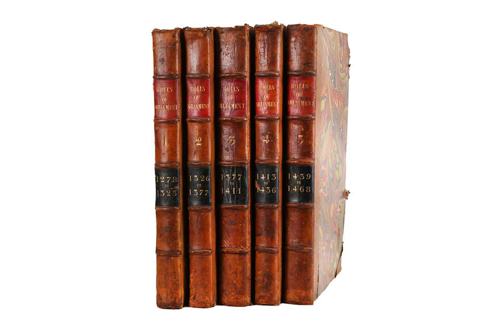 Lot 322 - English Parliament.- Rotuli