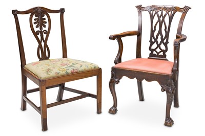 Lot 293 - An 18th Century George II Chippendale style...
