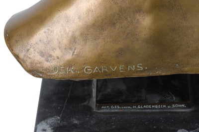 Lot 221 - OSKAR GARVENS (GERMAN, 1874-1951): A BRONZE...