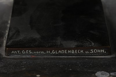 Lot 221 - OSKAR GARVENS (GERMAN, 1874-1951): A BRONZE...