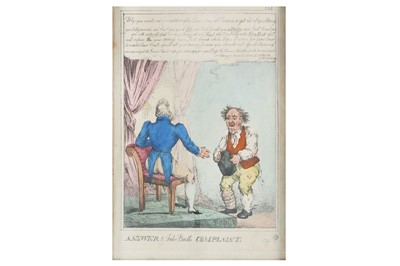 Lot 418 - Satire.- Heath (William) Answer to John Bulls...