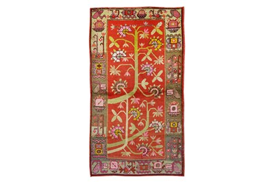 Lot 5 - A KHOTAN RUG, EAST TURKESTAN approx: 7ft.8in....