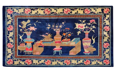 Lot 7 - A FINE CHINESE RUG  approx: 6ft.9in. x 4ft.3in....