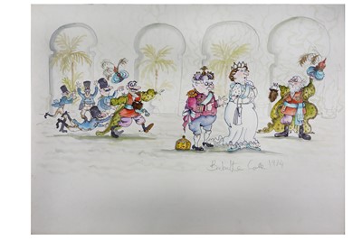 Lot 370 - Cole (Babette) ARR Two illustrations for Jay...