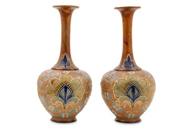 Lot 148 - A pair of late 19th Century Royal Doulton...