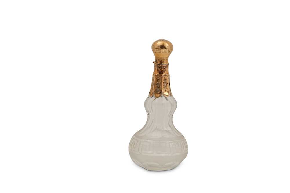Lot 164 - A 19th Century Dutch gold mounted cut glass...