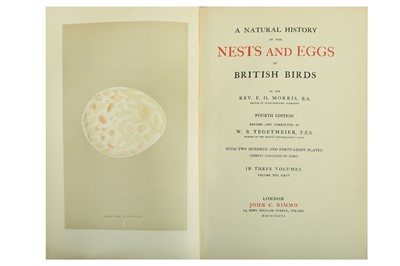 Lot 479 - Birds.- Morris (F.O.) A Natural History of the...