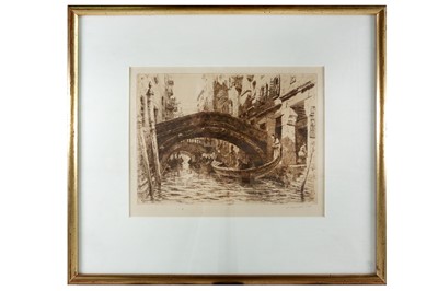 Lot 382 - George (Ernest) Etchings of Venice, 6 only, of...