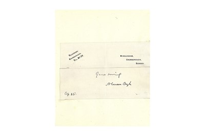 Lot 177 - Doyle (Arthur Conan) Signature clipped from...