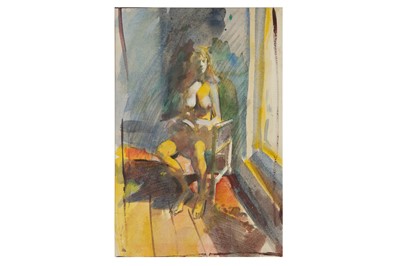 Lot 88 - STAN SMITH (1929-2001) Seated nude watercolour,...