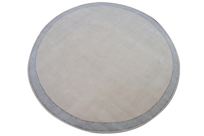 Lot 61 - A large contemporary circular 100% wool carpet,...