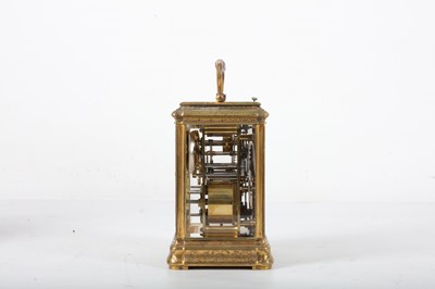 Lot 55 - A LATE 19TH CENTURY FRENCH GILT BRASS GRANDE...