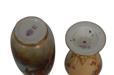 Lot 139 - A Royal Worcester vase, shape number 2491 of...