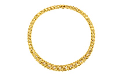 Lot 62 - A diamond-set necklace, by Mauboussin Composed...