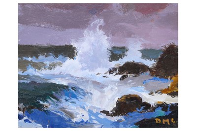 Lot 79 - DONALD MCINTYRE (1923-2009) Sea and Rocks...