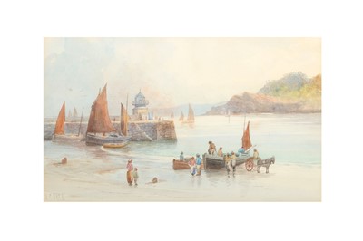 Lot 106 - JOHN CLARKSON UREN (BRITISH 1845-1932) Beached...