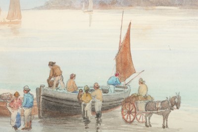 Lot 106 - JOHN CLARKSON UREN (BRITISH 1845-1932) Beached...