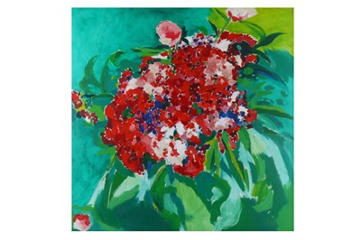 Lot 73 - PHILIP SUTTON, R.A. (B. 1928) Sweet William...