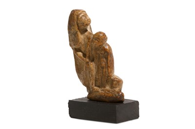 Lot 32 - A FIGURAL STONE STATUETTE Possibly a depiction...