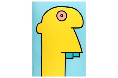 Lot 725 - Thierry Noir (French b.1958)  'Yellow Head' ...