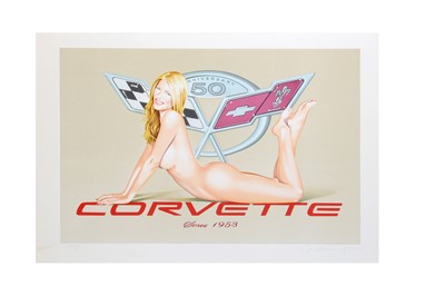 Lot 726 - Mel Ramos (American) 'Corvette' 2003...