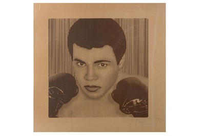 Lot 688 - K-Guy (British)  'Muhammad Ali, Parallel Lines'...