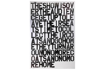 Lot 715 - Christopher Wool/ Felix Gonzalez-Torres...